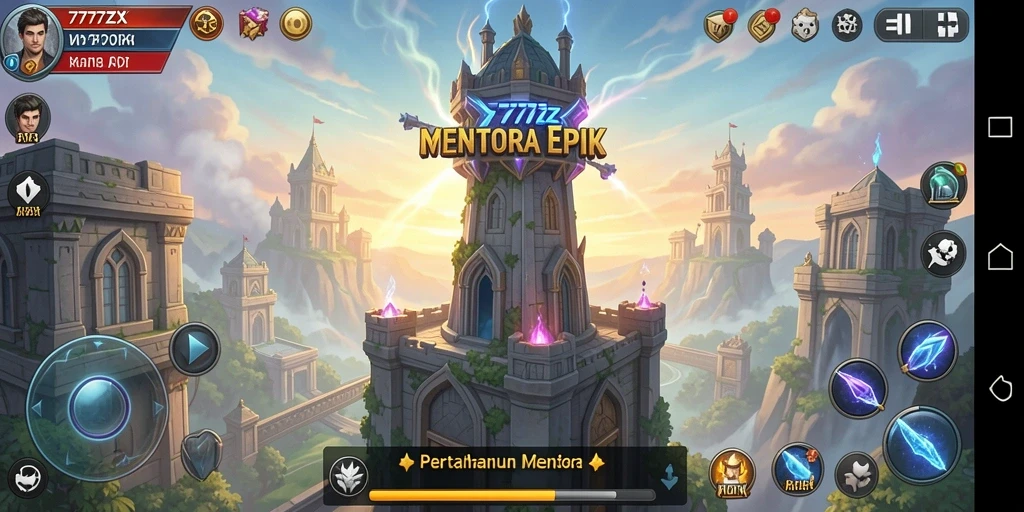 Tangkapan layar gameplay Tower Defense yang menegangkan di 777ZX.