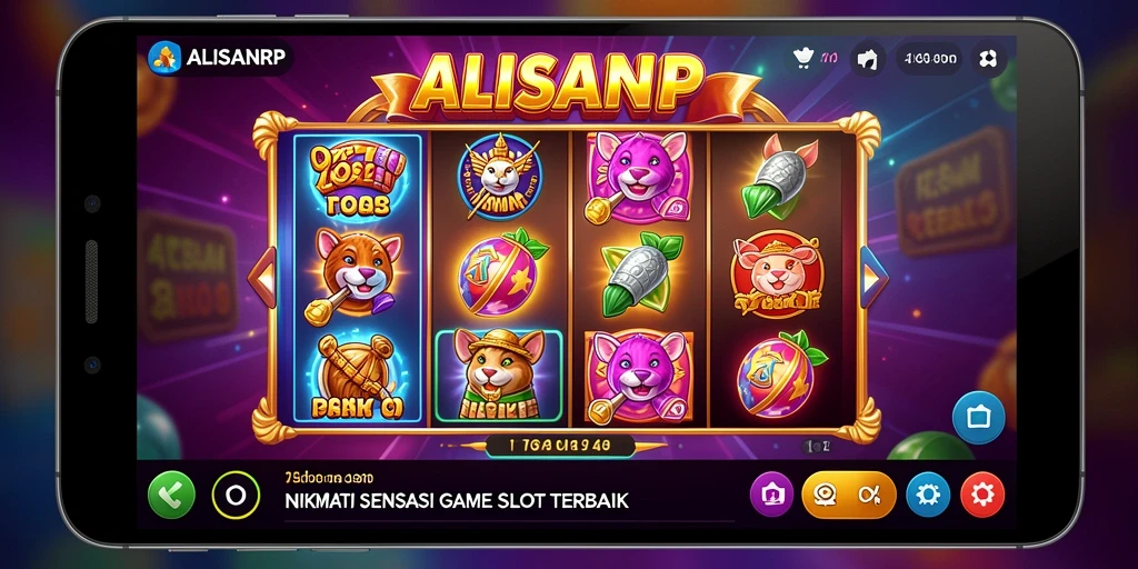 Tampilan gameplay seru dari game Slot ALISANRP.