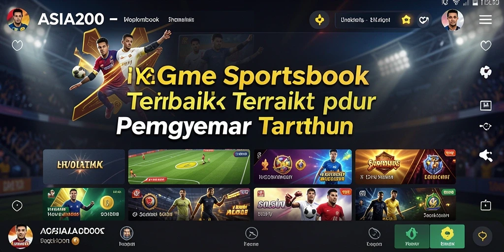 Screenshot utama ASIA200 menampilkan fitur taruhan langsung yang menarik.