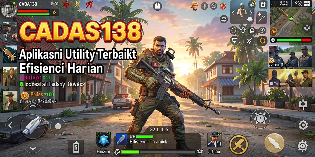 Tampilan utama CADAS138 dengan fitur Utility yang praktis.