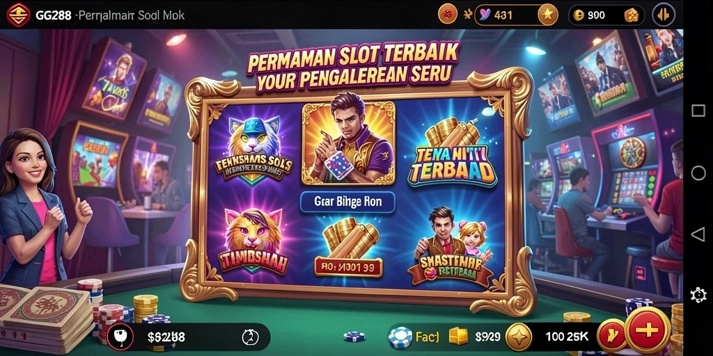 Screenshot GG288 menampilkan gameplay Slot yang mengasyikkan.
