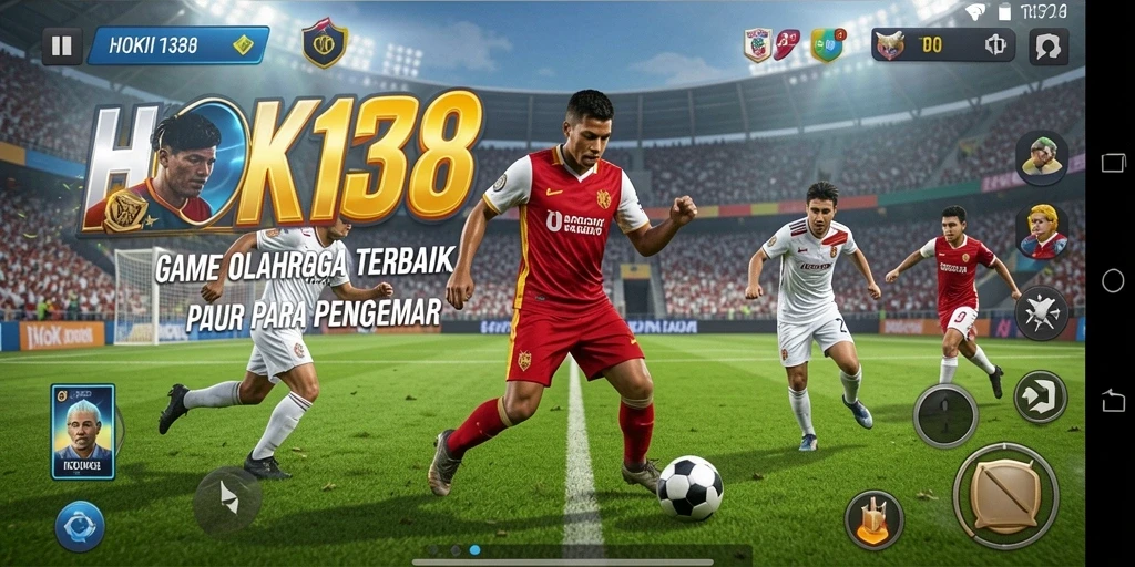 Screenshot HOKI138 menampilkan aksi seru dalam pertandingan olahraga.