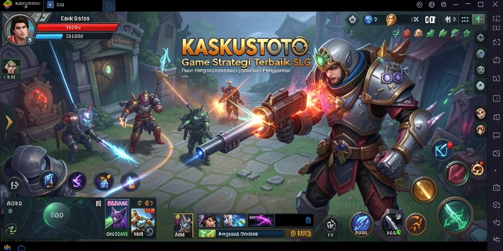 Screenshot KASKUSTOTO menampilkan pertempuran strategi yang intens.