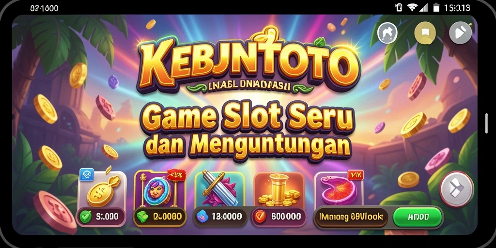 Tampilan gameplay KEBUNTOTO yang menarik dan mendebarkan.