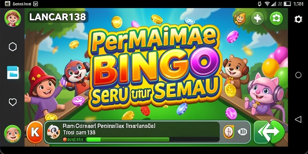 Gameplay Bingo yang menyenangkan dan interaktif di LANCAR138.