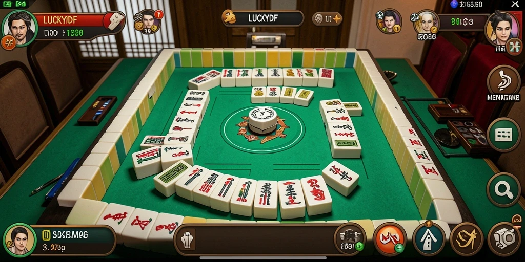 Tampilan grafis menawan dari gameplay LUCKYDF yang penuh tantangan.