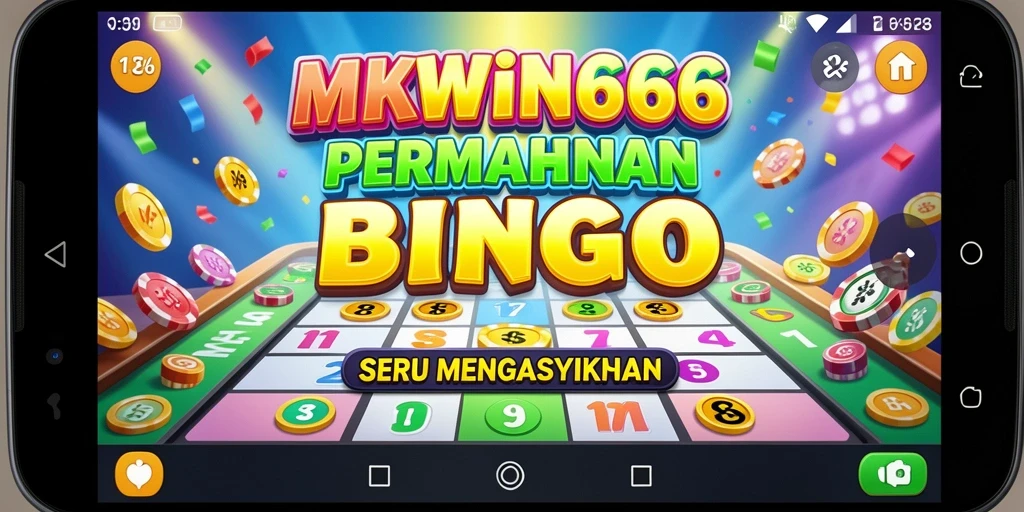 Screenshot gameplay MKWIN666 menampilkan aksi Bingo yang mendebarkan.