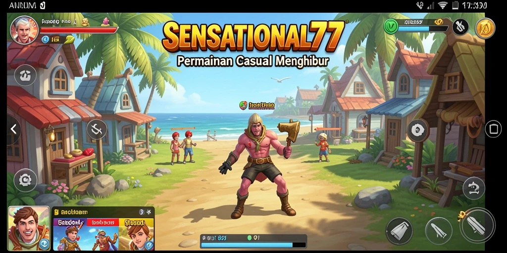 Tampilan gameplay SENSATIONAL77 yang mengasyikkan dan penuh warna.