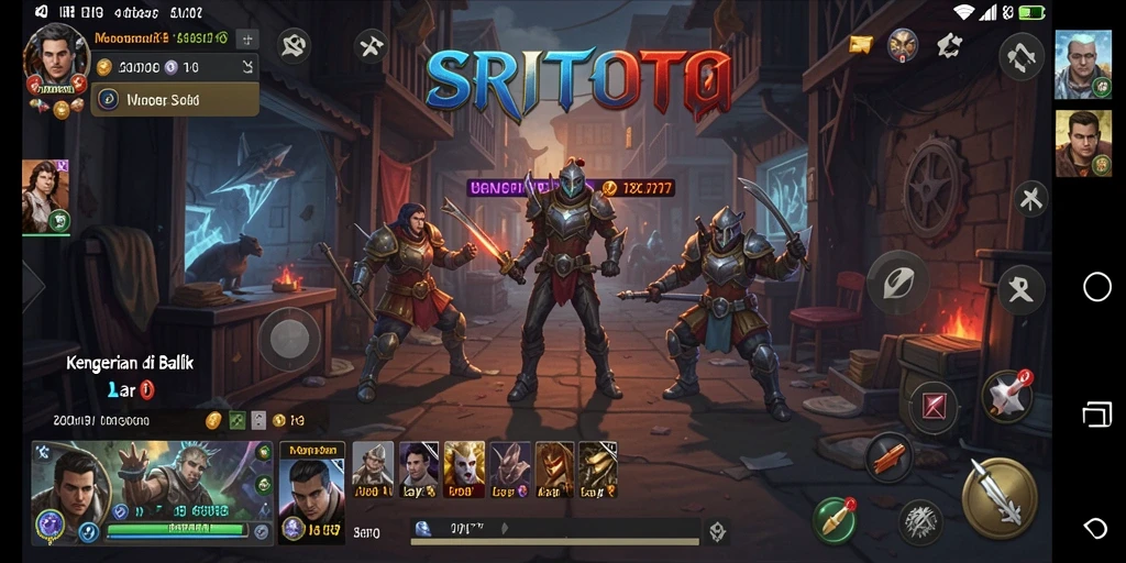 Tangkapan layar gameplay SRITOTO yang menampilkan momen menyeramkan.